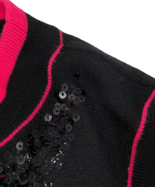 CHANEL（シャネル）CHANEL (シャネル) ココマークカシミヤノースリーブニットワンピース ブラック サイズ:34の古着・服飾アイテム