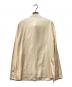 GUCCI (グッチ) フリルプリーツシャツ ベージュ サイズ:44：10000円