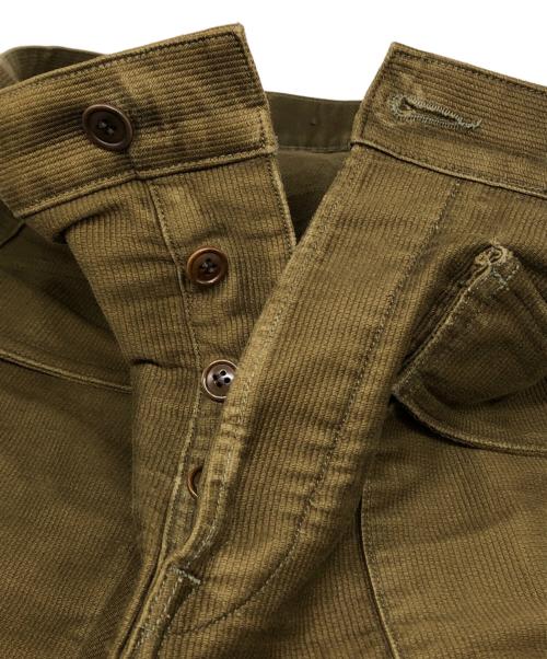 NIGEL CABOURN（ナイジェルケーボン）NIGEL CABOURN (ナイジェルケーボン) 40'S U.S. NAVY DECKPANT オリーブ サイズ:32の古着・服飾アイテム