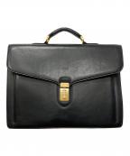 BALENCIAGAバレンシアガ）の古着「レザーブリーフケース」｜ブラック