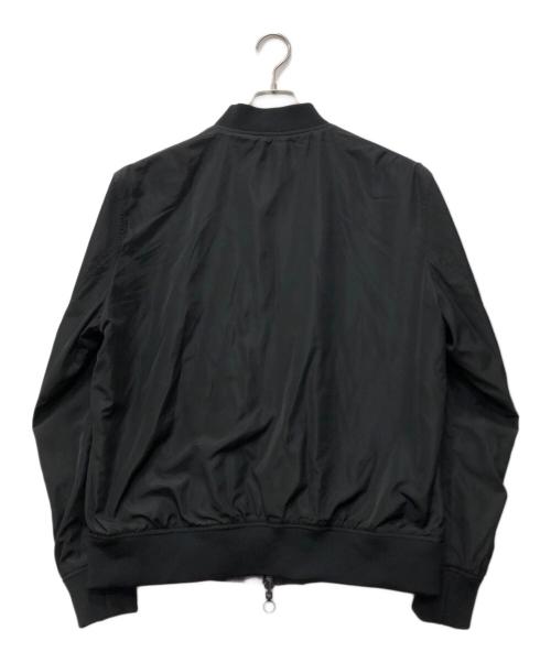 ARMANI EXCHANGE（アルマーニ エクスチェンジ）ARMANI EXCHANGE (アルマーニ エクスチェンジ) リバーシブル ジップアップポリエステルジャケット ブラック サイズ:Lの古着・服飾アイテム