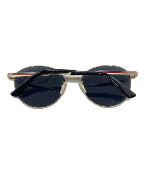 GUCCI（グッチ）GUCCI (グッチ) ラウンドサングラス ブラック サイズ:下記参照の古着・服飾アイテム
