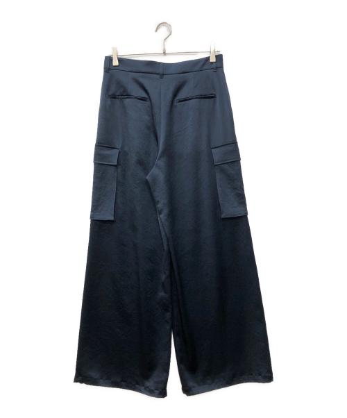 EVERYDAY I LIKE. Deuxieme Classe（エブリデイアイライク ドゥーズィエム クラス）EVERYDAY I LIKE. Deuxieme Classe (エブリデイアイライク ドゥーズィエム クラス) ミニマルサテンカーゴパンツ ネイビー サイズ:40 未使用品の古着・服飾アイテム