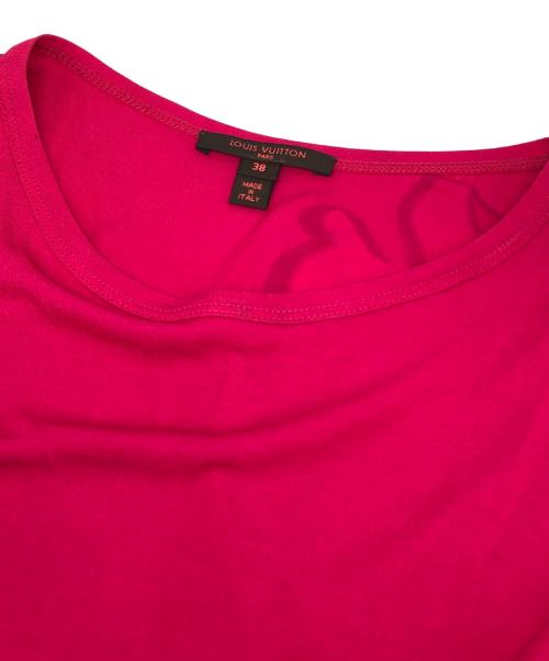 LOUIS VUITTON（ルイ ヴィトン）LOUIS VUITTON (ルイ ヴィトン) ローズデザインワンピース ピンク サイズ:38の古着・服飾アイテム