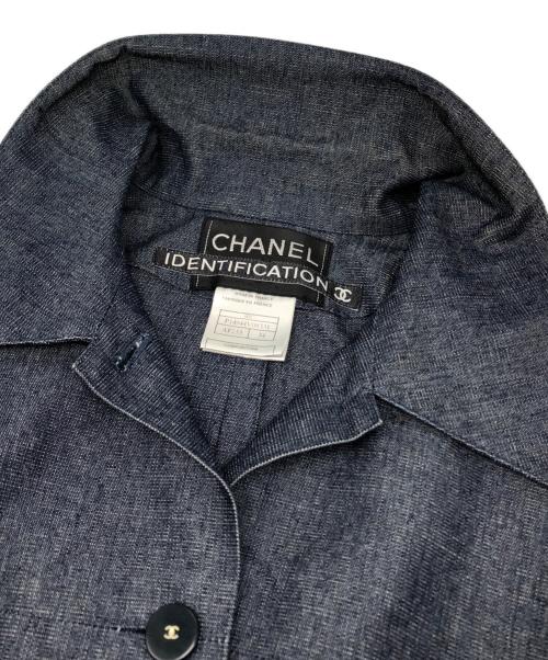 CHANEL（シャネル）CHANEL (シャネル) スパンコールデニムジャケット インディゴ サイズ:34の古着・服飾アイテム