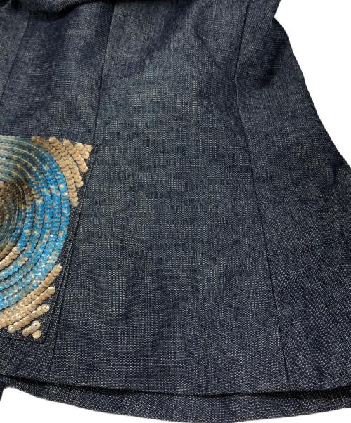 CHANEL（シャネル）CHANEL (シャネル) スパンコールデニムジャケット インディゴ サイズ:34の古着・服飾アイテム