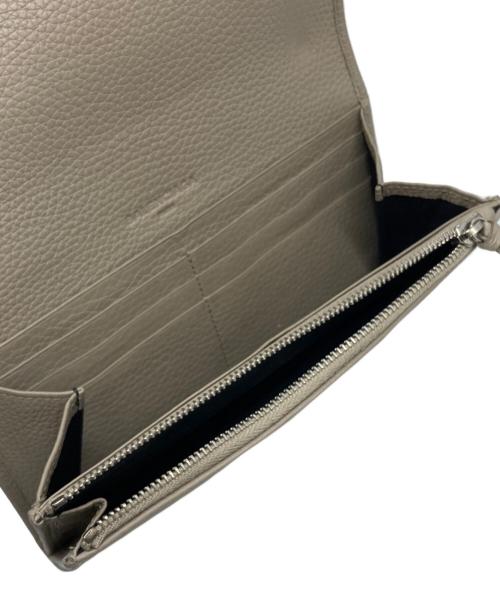 BALENCIAGA（バレンシアガ）BALENCIAGA (バレンシアガ) パンチング加工ロングウォレット ブラウン サイズ:下記参照の古着・服飾アイテム