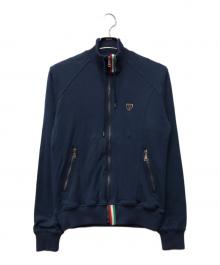 DOLCE & GABBANA（ドルチェ＆ガッバーナ）の古着「DGエンブレムスウェットジャケット」｜ネイビー