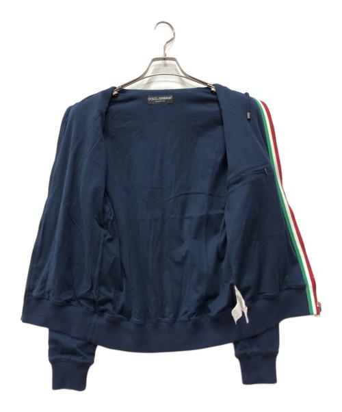 DOLCE & GABBANA（ドルチェ＆ガッバーナ）DOLCE & GABBANA (ドルチェ＆ガッバーナ) DGエンブレムスウェットジャケット ネイビー サイズ:44の古着・服飾アイテム