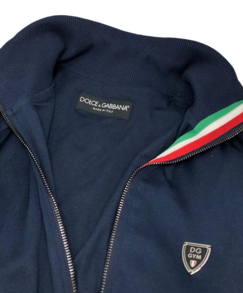 DOLCE & GABBANA（ドルチェ＆ガッバーナ）DOLCE & GABBANA (ドルチェ＆ガッバーナ) DGエンブレムスウェットジャケット ネイビー サイズ:44の古着・服飾アイテム