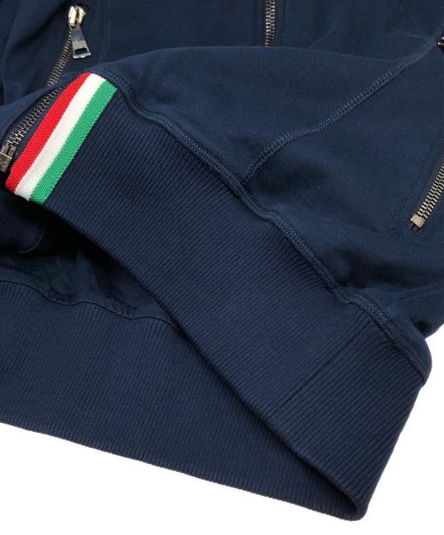 DOLCE & GABBANA（ドルチェ＆ガッバーナ）DOLCE & GABBANA (ドルチェ＆ガッバーナ) DGエンブレムスウェットジャケット ネイビー サイズ:44の古着・服飾アイテム