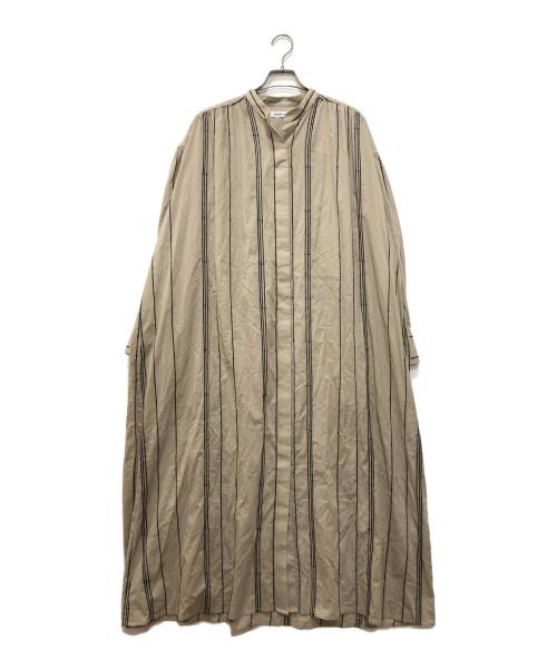 BABYLONE（バビロン）BABYLONE (バビロン) インドストライプOP ベージュ サイズ:Fの古着・服飾アイテム