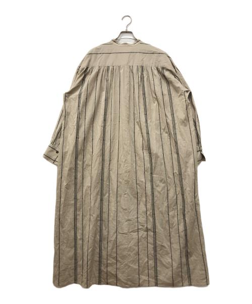 BABYLONE（バビロン）BABYLONE (バビロン) インドストライプOP ベージュ サイズ:Fの古着・服飾アイテム
