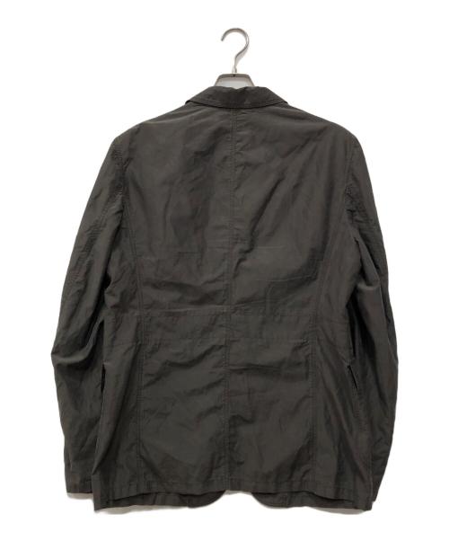 GUCCI（グッチ）GUCCI (グッチ) シルク混 2B テーラードジャケット ブラウン サイズ:52の古着・服飾アイテム