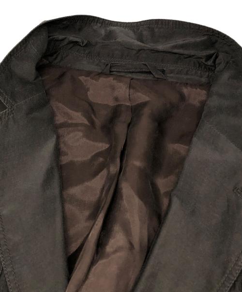 GUCCI（グッチ）GUCCI (グッチ) シルク混 2B テーラードジャケット ブラウン サイズ:52の古着・服飾アイテム