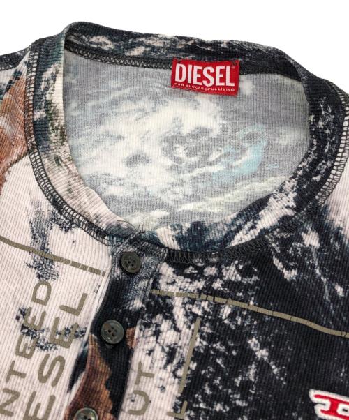 DIESEL（ディーゼル）DIESEL (ディーゼル) T-BOXT-LS-Q10 ヘンリーネックプルオーバー グレー サイズ:XSの古着・服飾アイテム