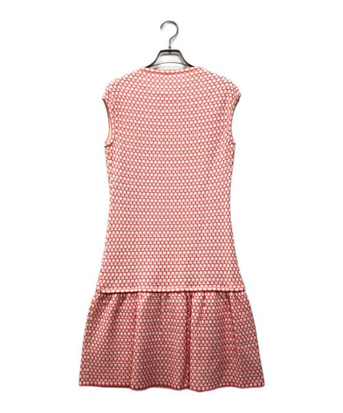 CHANEL（シャネル）CHANEL (シャネル) ノースリーブニットワンピース ピンク サイズ:36の古着・服飾アイテム