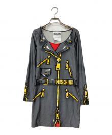MOSCHINO（モスキーノ）の古着「Pixel Capsule ショートドレス」｜グレー