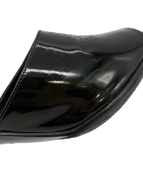 CHANEL（シャネル）CHANEL (シャネル) トリプルココマークパンチングミュール ブラック サイズ:36の古着・服飾アイテム