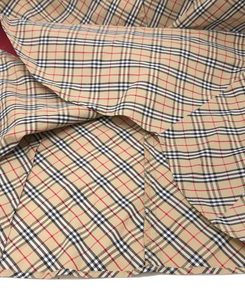 BURBERRY BLUE LABEL（バーバリー ブルー レーベル）BURBERRY BLUE LABEL (バーバリー ブルー レーベル) ホースロゴチェックシャツ ベージュ サイズ:38の古着・服飾アイテム