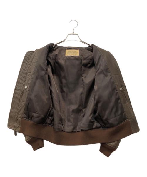 AVIREX（アヴィレックス）AVIREX (アヴィレックス) PANHANDLE レザーMA-1ジャケット ブラウン サイズ:Mの古着・服飾アイテム