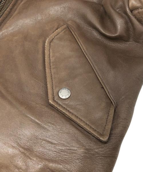 AVIREX（アヴィレックス）AVIREX (アヴィレックス) PANHANDLE レザーMA-1ジャケット ブラウン サイズ:Mの古着・服飾アイテム