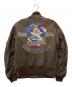 AVIREX (アヴィレックス) PANHANDLE レザーMA-1ジャケット ブラウン サイズ:M：25000円