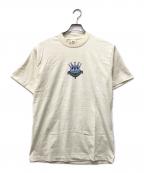 stussyステューシー）の古着「クラウンロゴTシャツ」｜アイボリー