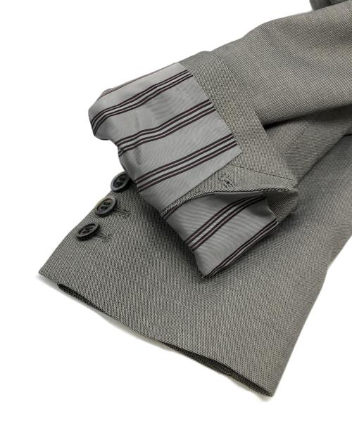 ANAYI（アナイ）ANAYI (アナイ) シャークスキンシングル ジャケット グレー サイズ:38の古着・服飾アイテム