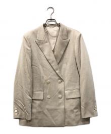 ANAYI（アナイ）の古着「オックスストレッチダブル ジャケット」｜ベージュ