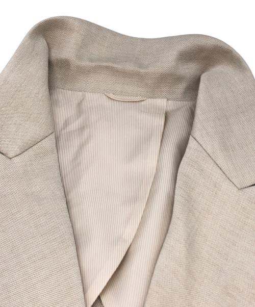 ANAYI（アナイ）ANAYI (アナイ) オックスストレッチダブル ジャケット ベージュ サイズ:40の古着・服飾アイテム