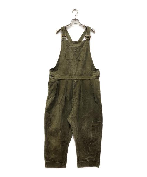 NEAT（ニート）NEAT (ニート) テントクロスオーバーオール オリーブ サイズ:50の古着・服飾アイテム