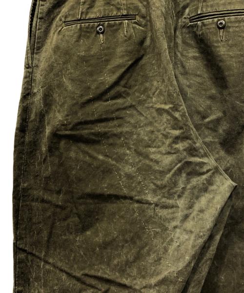 NEAT（ニート）NEAT (ニート) テントクロスオーバーオール オリーブ サイズ:50の古着・服飾アイテム