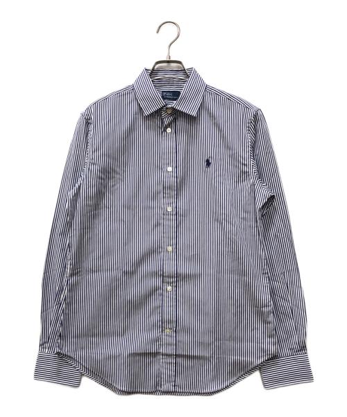 POLO RALPH LAUREN（ポロ・ラルフローレン）POLO RALPH LAUREN (ポロ・ラルフローレン) ストライプシャツ ネイビー×ホワイト サイズ:6 未使用品の古着・服飾アイテム