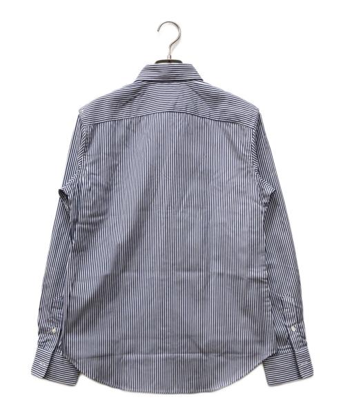 POLO RALPH LAUREN（ポロ・ラルフローレン）POLO RALPH LAUREN (ポロ・ラルフローレン) ストライプシャツ ネイビー×ホワイト サイズ:6 未使用品の古着・服飾アイテム