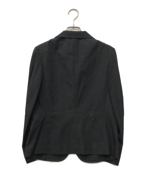 Y's（ワイズ）Y's (ワイズ) リネン混3Bジャケット ブラック サイズ:1の古着・服飾アイテム