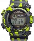 CASIOカシオ）の古着「MASTER OF G FROGMAN ダイバーズウォッチ」｜ブラック×グリーン