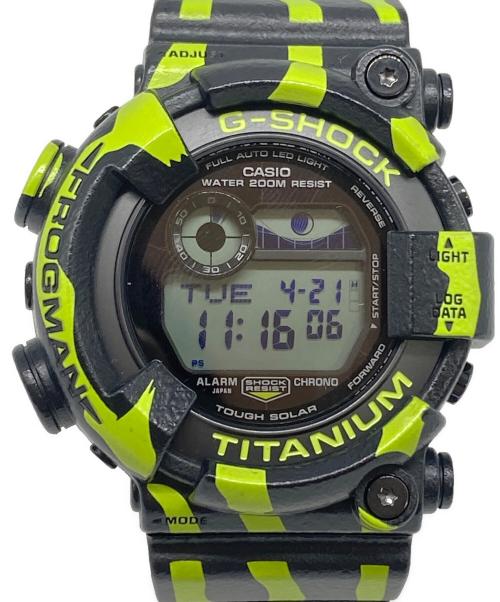 CASIO（カシオ）CASIO (カシオ) MASTER OF G FROGMAN ダイバーズウォッチ ブラック×グリーン サイズ:下記参照の古着・服飾アイテム
