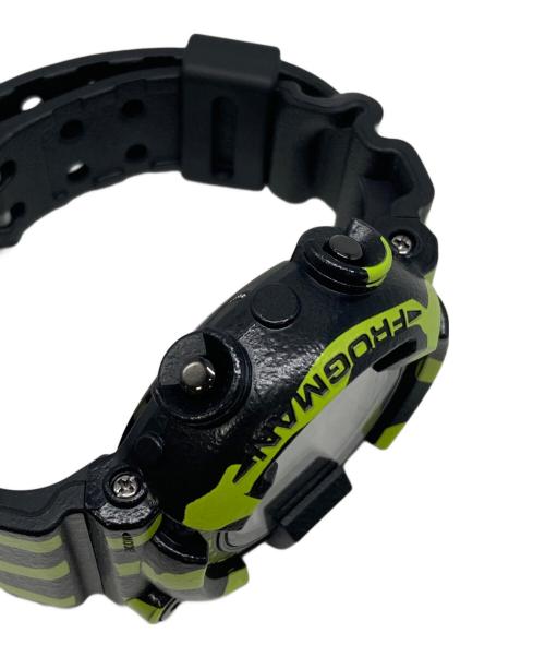 CASIO（カシオ）CASIO (カシオ) MASTER OF G FROGMAN ダイバーズウォッチ ブラック×グリーン サイズ:下記参照の古着・服飾アイテム
