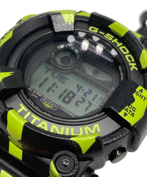 CASIO（カシオ）CASIO (カシオ) MASTER OF G FROGMAN ダイバーズウォッチ ブラック×グリーン サイズ:下記参照の古着・服飾アイテム