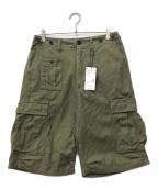 NIGEL CABOURNナイジェルケーボン）の古着「ARMY CARGO SHORT」｜グリーン