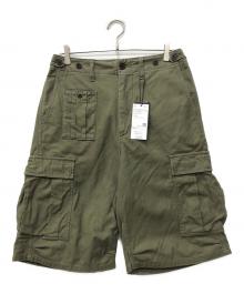 NIGEL CABOURN（ナイジェルケーボン）の古着「ARMY CARGO SHORT」｜グリーン