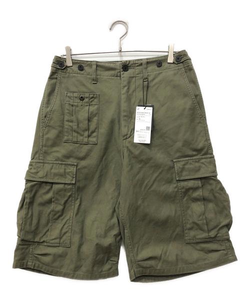 NIGEL CABOURN（ナイジェルケーボン）NIGEL CABOURN (ナイジェルケーボン) ARMY CARGO SHORT グリーン サイズ:30の古着・服飾アイテム