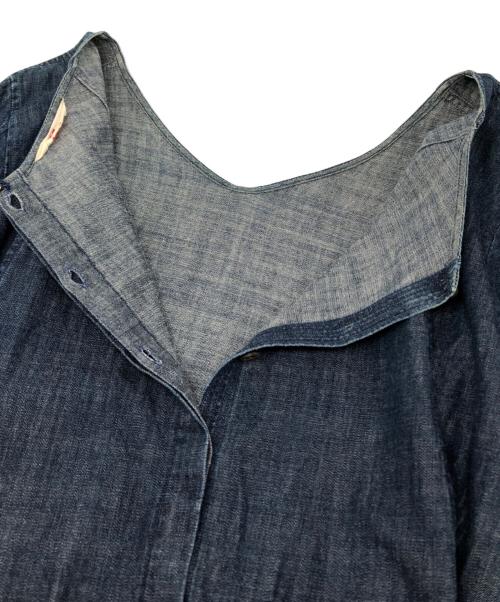 R BY 45rpm（アールバイフォーティファイブアールピーエム）R BY 45rpm (アールバイフォーティファイブアールピーエム) デニムワンピース インディゴ サイズ:下記参照の古着・服飾アイテム