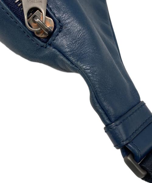 BOTTEGA VENETA（ボッテガベネタ）BOTTEGA VENETA (ボッテガベネタ) イントレチャート ボディバッグ ネイビー サイズ:下記参照の古着・服飾アイテム