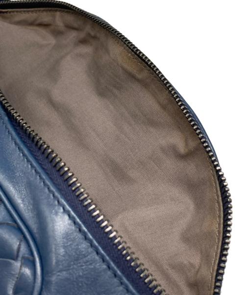 BOTTEGA VENETA（ボッテガベネタ）BOTTEGA VENETA (ボッテガベネタ) イントレチャート ボディバッグ ネイビー サイズ:下記参照の古着・服飾アイテム