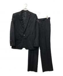 JOHN LAWRENCE SULLIVAN（ジョン ローレンス サリバン）の古着「ボディピアス テーラードセットアップ」｜ブラック