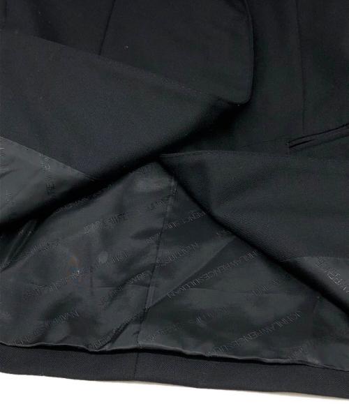 JOHN LAWRENCE SULLIVAN（ジョン ローレンス サリバン）JOHN LAWRENCE SULLIVAN (ジョン ローレンス サリバン) ボディピアス テーラードセットアップ ブラック サイズ:ジャケット44/ボトムス48の古着・服飾アイテム