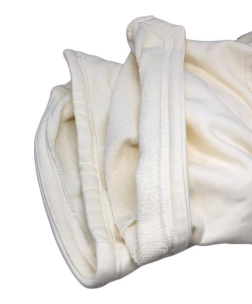 JORDAN（ジョーダン）JORDAN (ジョーダン) TRAVIS SCOTT (トラヴィススコット) FRAGMENT DESIGN (フラグメントデザイン) ロゴスウェットハーフパンツ アイボリー サイズ:Lの古着・服飾アイテム