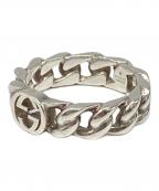 GUCCIグッチ）の古着「インターロッキングGリング」｜シルバー